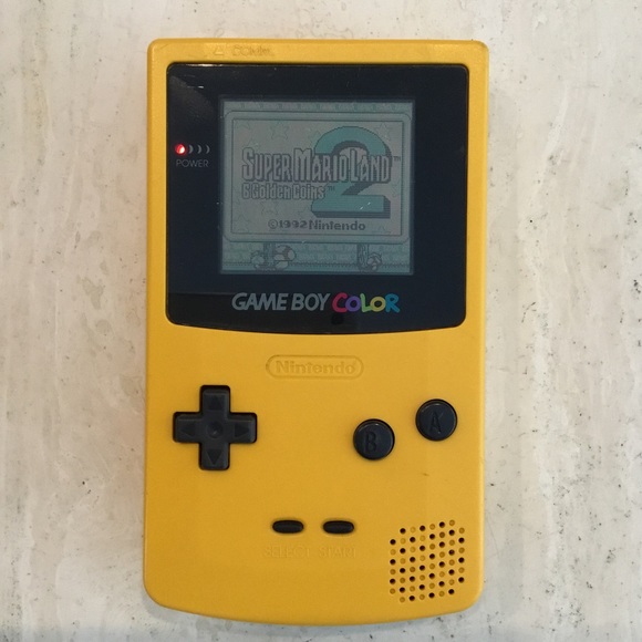 Nintendo Game Boy Color Console System Handheld Dandelion Yellow Gameboy - Picture 4 of 16